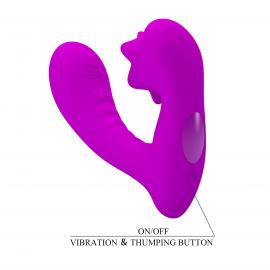 Вібромасажер PRETTY LOVE NADAL, 12 vibration functions 12 thumping functions memory function - 2