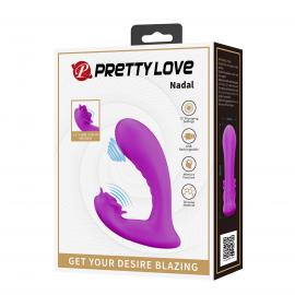 Вібромасажер PRETTY LOVE NADAL, 12 vibration functions 12 thumping functions memory function - 9