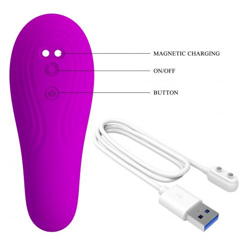 Вібромасажер PRETTY LOVE Naty Clitoral Thrusting Stimulator