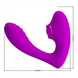 Вібромасажер PRETTY LOVE Naty Clitoral Thrusting Stimulator - 11