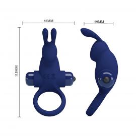 Эрекционное кольцо с вибрацией PRETTY LOVE Powerful ring, 10 vibration functions - 4