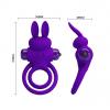 Эрекционное кольцо с вибрацией PRETTY LOVE VIBRANT PENIS RING III Purple