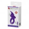 Эрекционное кольцо с вибрацией PRETTY LOVE VIBRANT PENIS RING III Purple