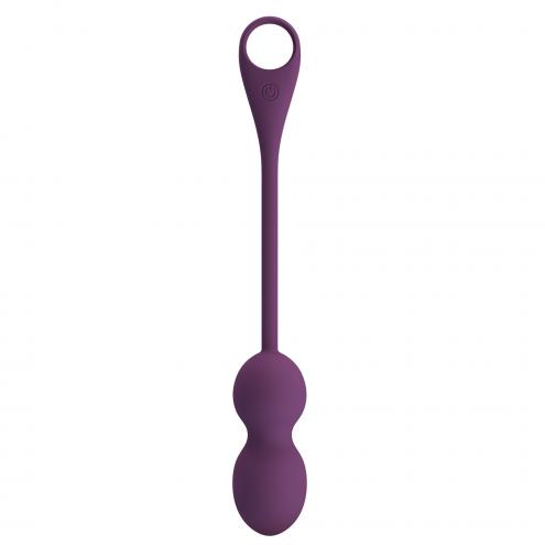Вагинальные шарики Pretty love Elvira dark Purple, 12 vibration functions Mobile APP Long-distance Co
