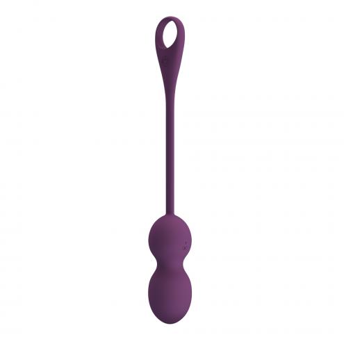 Вагинальные шарики Pretty love Elvira dark Purple, 12 vibration functions Mobile APP Long-distance Co