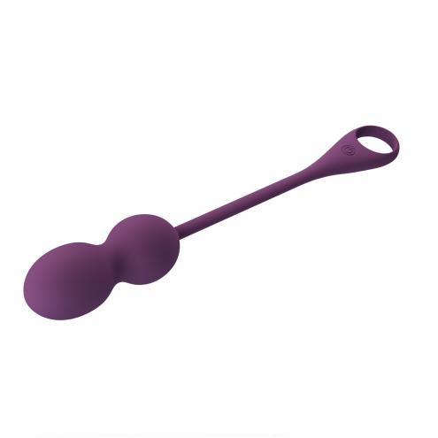 Вагинальные шарики Pretty love Elvira dark Purple, 12 vibration functions Mobile APP Long-distance Co