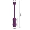 Вагинальные шарики Pretty love Elvira dark Purple, 12 vibration functions Mobile APP Long-distance Co