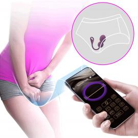 Вагинальные шарики Pretty love Elvira dark Purple, 12 vibration functions Mobile APP Long-distance Co - 10