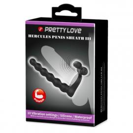Вібратор PRETTY LOVE Hercules Penis Sheath III - 4