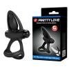 Віброкільце PRETTY LOVE VIBRANT PENIS RING I Black