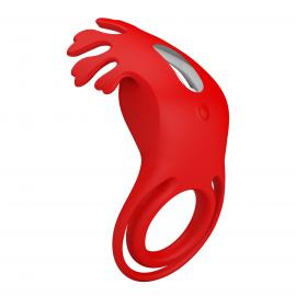 Виброкольцо PRETTY LOVE - VIBRATION PENIS RING, Ruben, 7 vibration functions red - 9