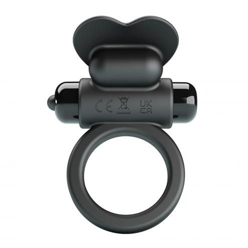 Виброкольцо PRETTY LOVE VIBRANT PENIS RING DEBONAIRE Black, 10 vibration functions