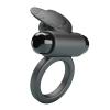 Виброкольцо PRETTY LOVE VIBRANT PENIS RING DEBONAIRE Black, 10 vibration functions