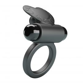 Виброкольцо PRETTY LOVE VIBRANT PENIS RING DEBONAIRE Black, 10 vibration functions - 3