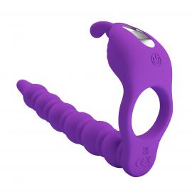 Виброкольцо PRETTY LOVE Blackney purple, 7 vibration functions Memory function - 8