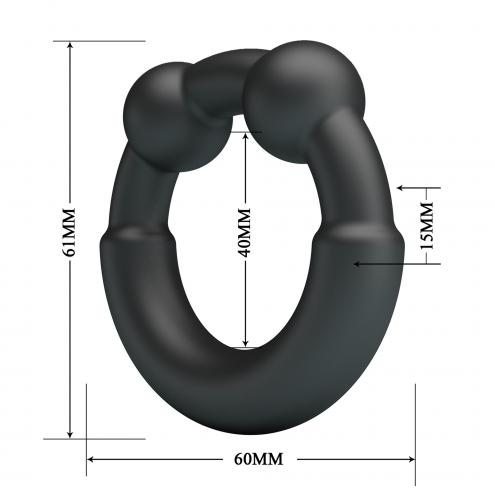 Кільце на пеніс MECO, super soft silicone, Waterproof