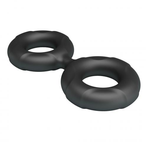 Ерекційне кільце Crazy Bull Super Soft Silicone Radwan, чорне