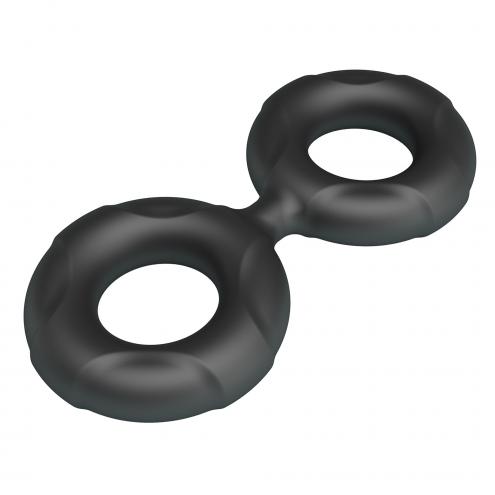 Ерекційне кільце Crazy Bull Super Soft Silicone Radwan, чорне