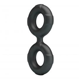 Ерекційне кільце Crazy Bull Super Soft Silicone Radwan, чорне - 5