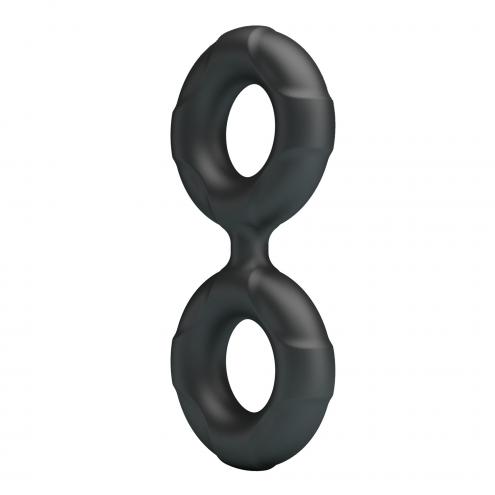 Ерекційне кільце Crazy Bull Super Soft Silicone Radwan, чорне