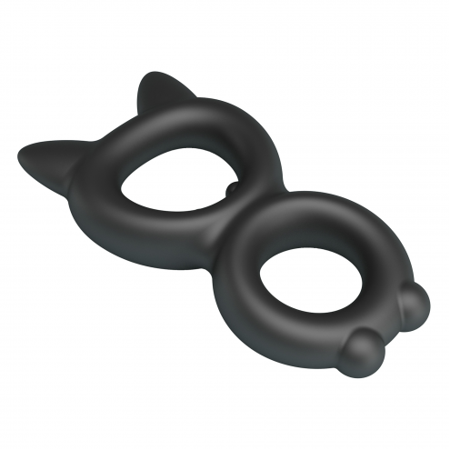 Эрекционное кольцо Crazy Bull Super Soft Silicone Toran, черное