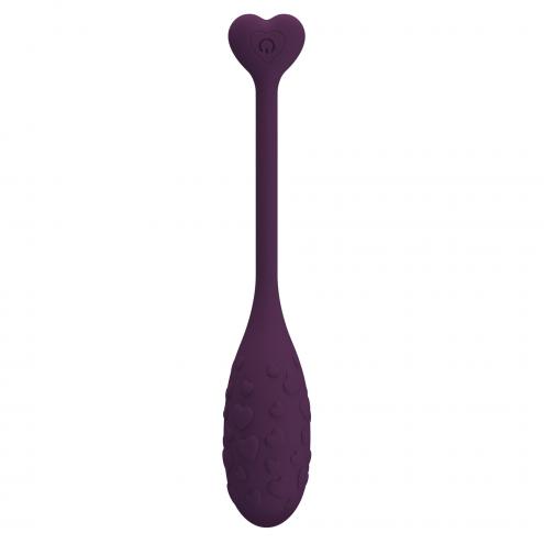 Виброяйцо PRETTY LOVE Fisherman Purple, 12 vibration functions Mobile APP remote control