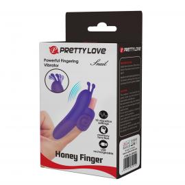 Вібростимулятор PRETTY LOVE Snail Honey Finger, 10 vibration functions Memory function - 9
