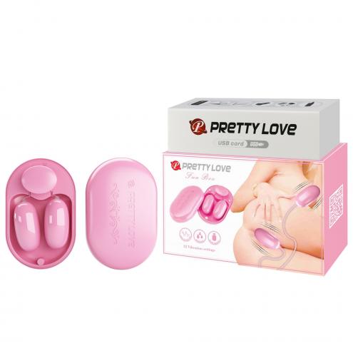 Вибропули PRETTY LOVE - Fun Box Pink, 12 vibration functions