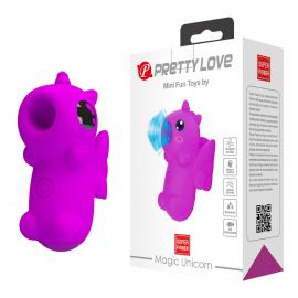 Вібростимулятор PRETTY LOVE MAGIC UNICORN, 10 tapping functions Memory function - 1