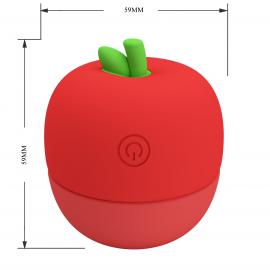Вібростимулятор PRETTY LOVE APPLE SECRET, 12 licking settings, Silicone ABS - 10