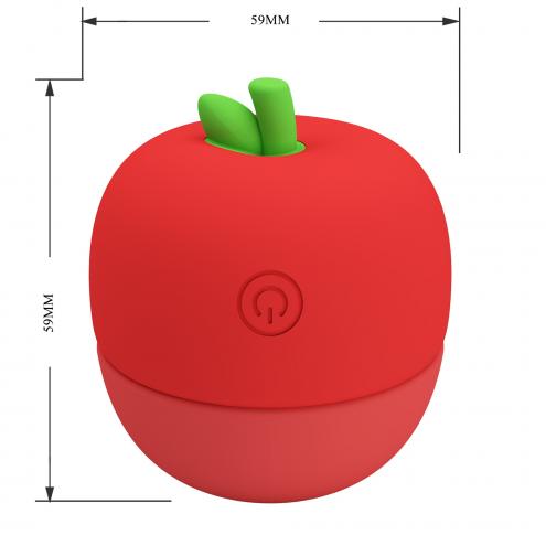 Вібростимулятор PRETTY LOVE APPLE SECRET, 12 licking settings, Silicone ABS