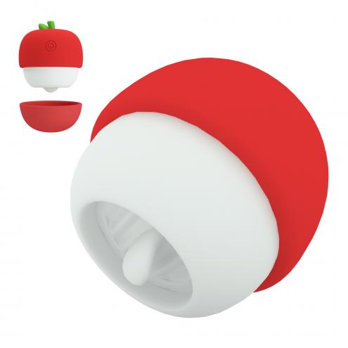 Вібростимулятор PRETTY LOVE APPLE SECRET, 12 licking settings, Silicone ABS