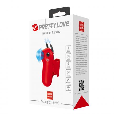 Вибростимулятор PRETTY LOVE MAGIC DEVIL, 10 thrusting settings 1 electric shock function
