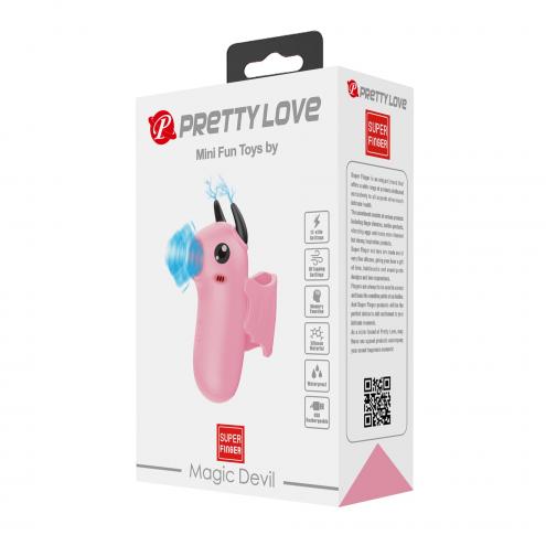 Вібростимулятор PRETTY LOVE MAGIC DEVIL, 10 thrusting settings 1 electric shock function