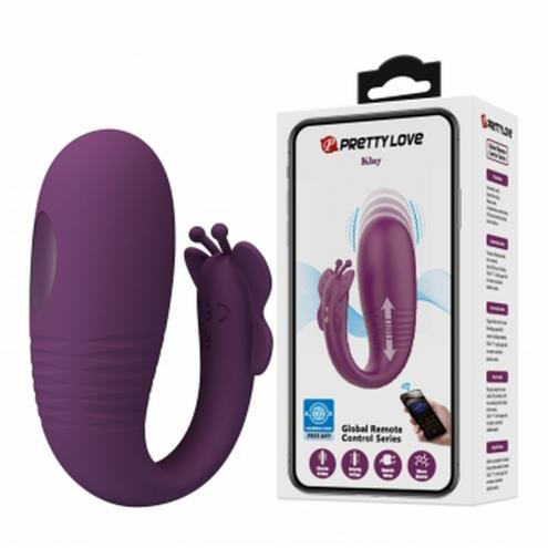 Вібростимулятор PRETTY LOVE - Klay, 10 vibration functions 10 thrusting settings Mobile APP remote c