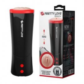 Вагина реалистичная Pretty Love Ozy Vagina в черном футляре - 1