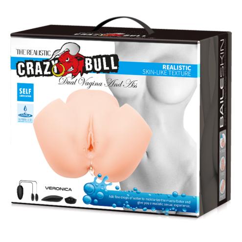 Мастурбатор CRAZY BULL DUAL VAGINA AND ASS