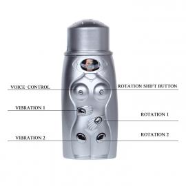 Мастурбатор BAILE - SUPERCLIMAX, Heating function Vibration Rotation Sex talk Sucking - 3