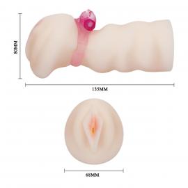 Мастурбатор вагіна з вібрацією Pussy Vibrating - 3