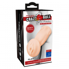 Мастурбатор вагiна з вiбро CRAZY BULL RUBY - 9