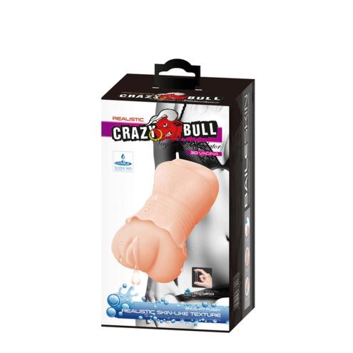 Мастурбатор вагина CRAZY BULL- Realistic 3D VAGINA