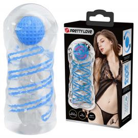 Прозрачный мастурбатор вагина PRETTY LOVE - Transparent masturbator - 1