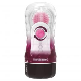 Прозорий мастурбатор вагіна PRETTY LOVE VACUUM CUP MASTURBATOR Black Hole ABS TPR - 7