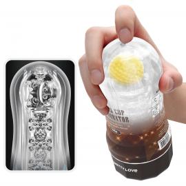 Прозорий мастурбатор вагіна PRETTY LOVE VACUUM CUP MASTURBATOR Stellar ABS TPR - 5