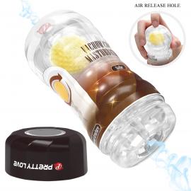 Прозорий мастурбатор вагіна PRETTY LOVE VACUUM CUP MASTURBATOR Stellar ABS TPR - 3