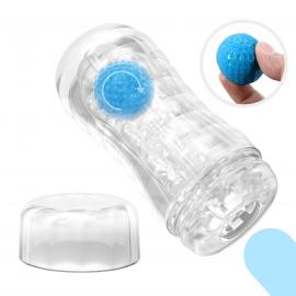 Прозорий мастурбатор вагіна PRETTY LOVE VACUUM CUP MASTURBATOR Planet ABS TPR - 8