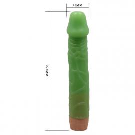 Вибратор BAILE- BARBARA 8.8'' Green MULTI-SPEED - 2