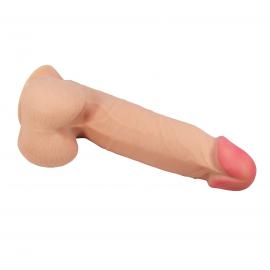 Фалоімітатор BAILE - Sliding Skin 8,5 Flesh Suction base Bendable TPR - 7