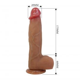 Фалоімітатор Pretty Love Orton 9.2 Super Soft Liquid Silicone Dildo - 7