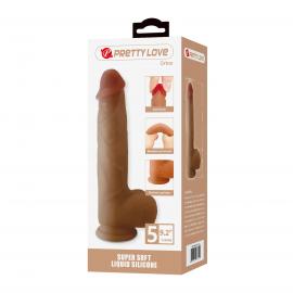 Фалоімітатор Pretty Love Orton 9.2 Super Soft Liquid Silicone Dildo - 8